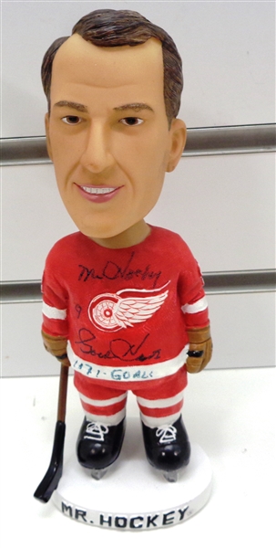 Gordie Howe Autographed Bobblehead