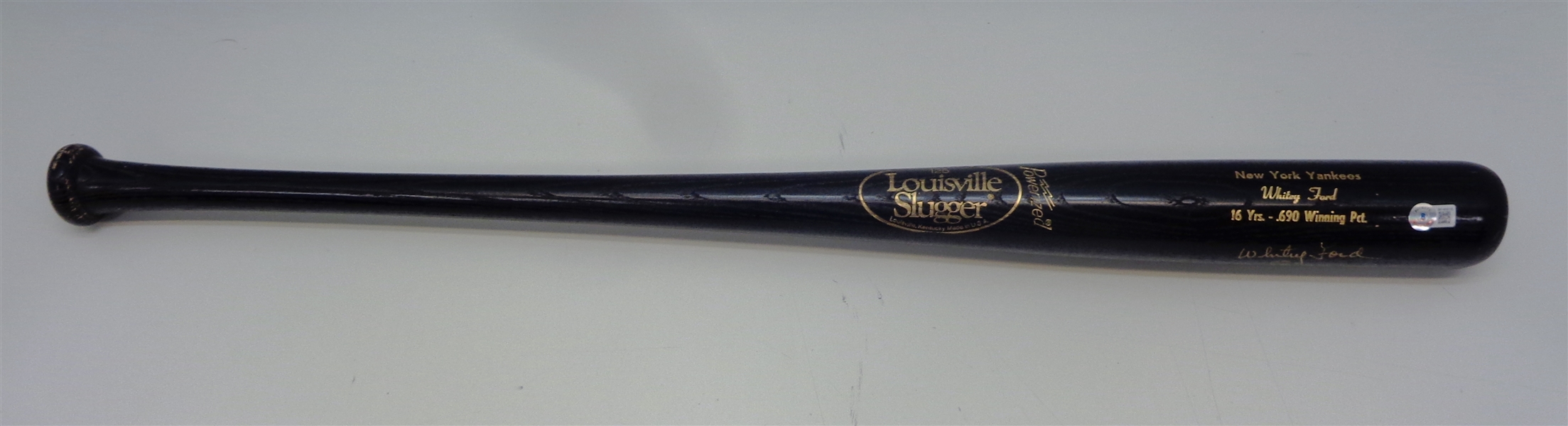 Whitey Ford Autographed Commemorative Bat