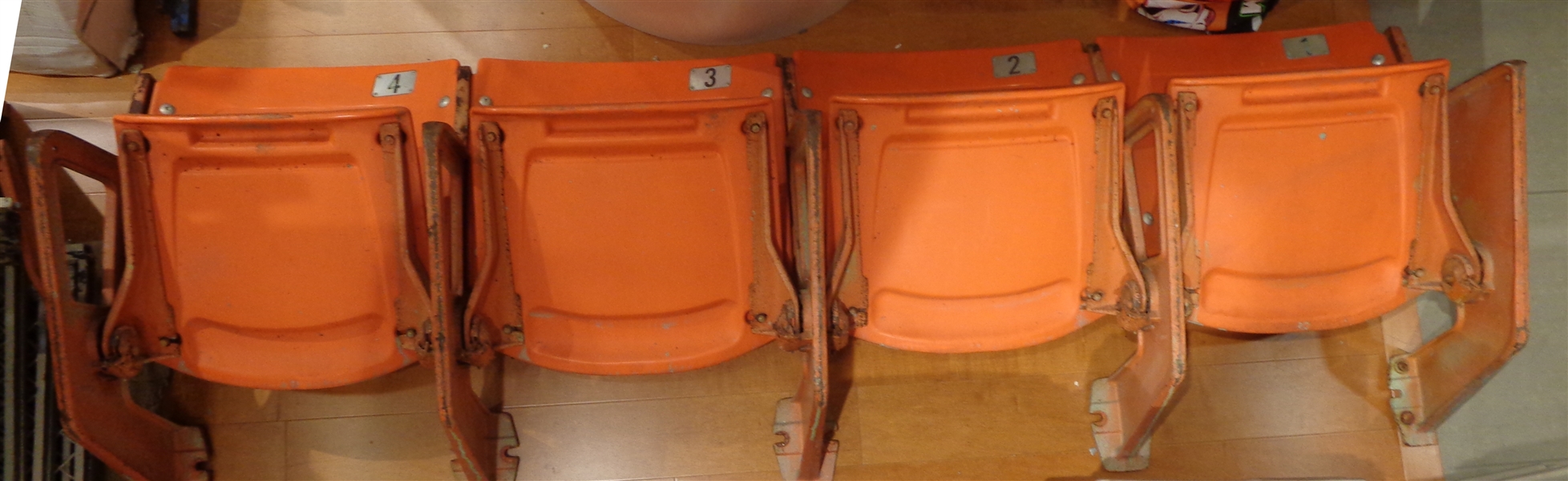 Tiger Stadium Row of 4 Chairs (Pick up only)