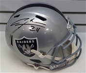 Charles Woodson Autographed Raiders Full Size Replica Helmet