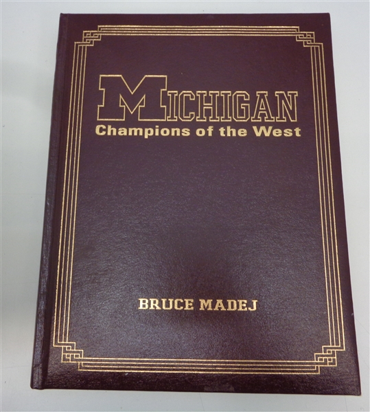 Michigan Greats Book Signed by Gerald Ford & 9 More