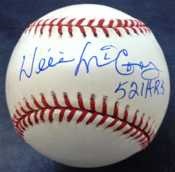 Willie McCovey Autographed Baseball