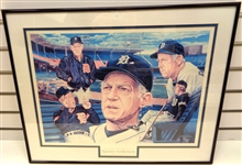 Sparky Anderson Framed Tribute Poster