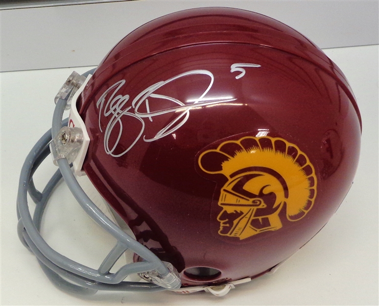 Reggie Bush Autographed USC Mini Helmet
