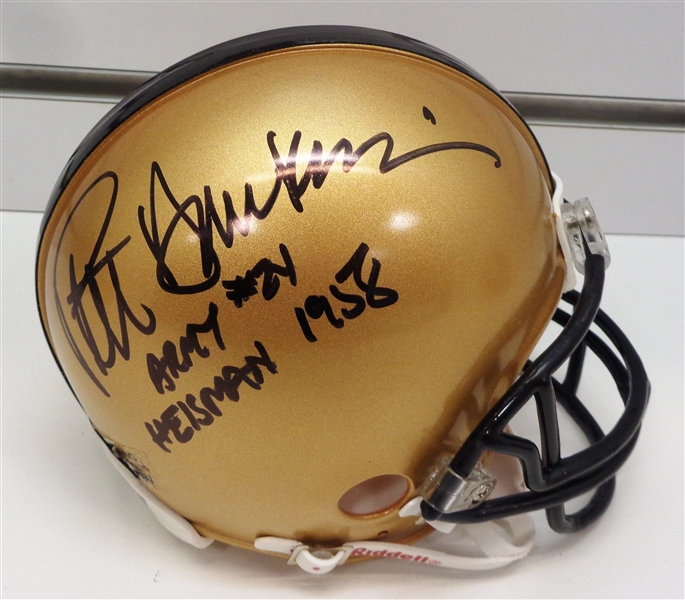 Pete Dawkins Autographed Army Mini Helmet