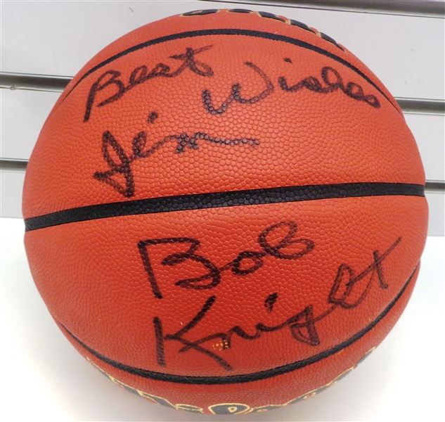 Bobby Knight Autographed Basketball