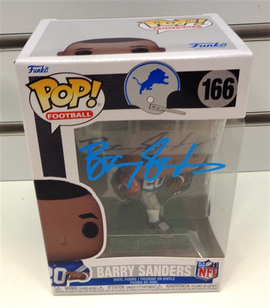 Barry Sanders Autographed Funko Pop!