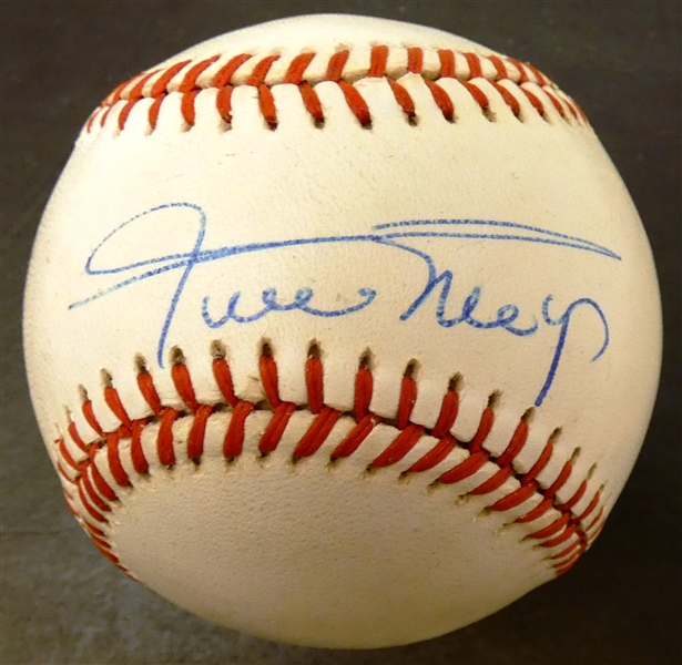 Willie Mays Autographed Baseball