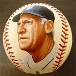 Sparky Anderson Hand Painted Autographed Baseball