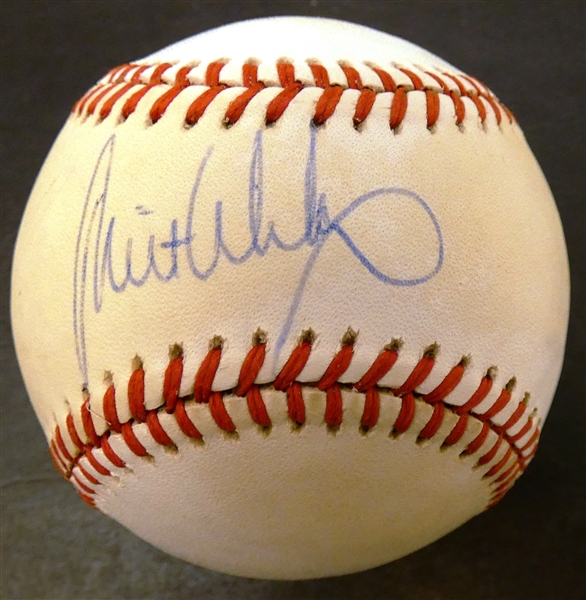 Milt Wilcox Autographed Baseball