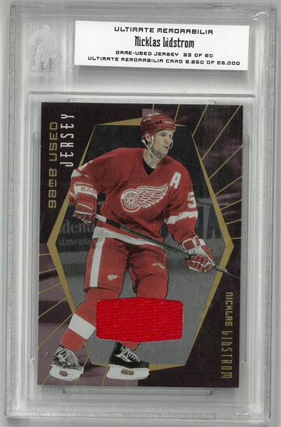 Nicklas Lidstrom BAP Jersey Card