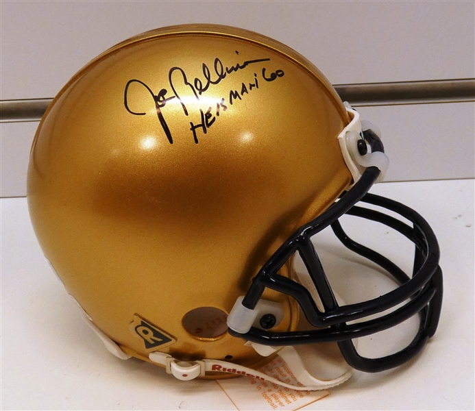 Joe Bellino Autographed Navy Mini Helmet