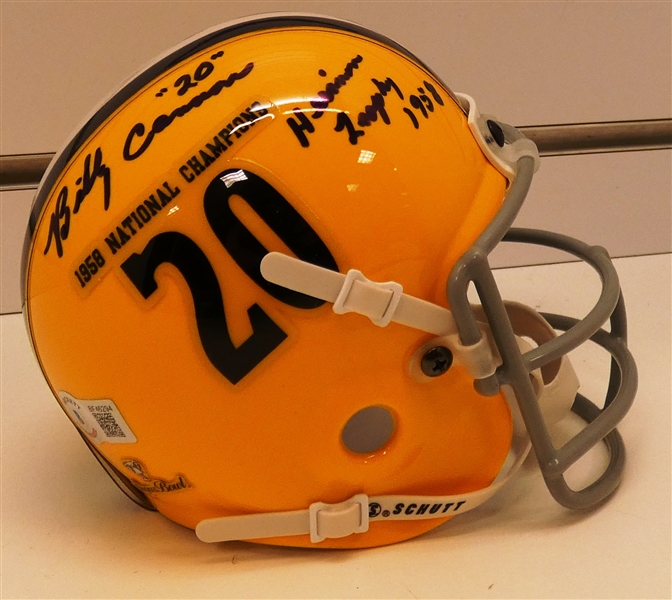 Billy Cannon Autographed LSU Mini Helmet