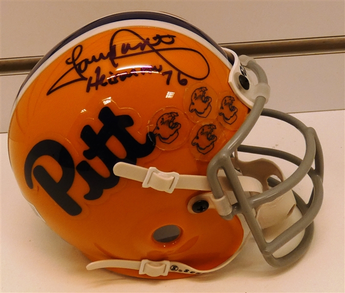 Tony Dorsett Autographed Pitt Mini Helmet