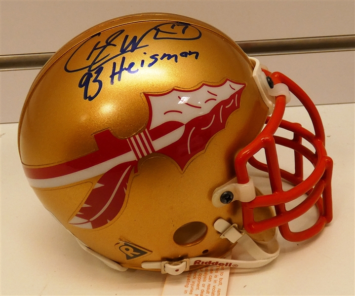 Charlie Ward Autographed Florida State Mini Helmet