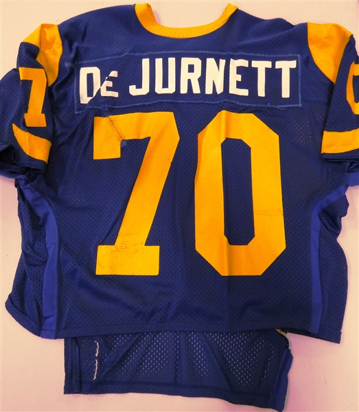 Charles De Jurnett LA Rams Game Worn Jersey