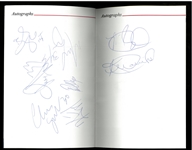 Detroit Red Wings Multi Signed Camp Program