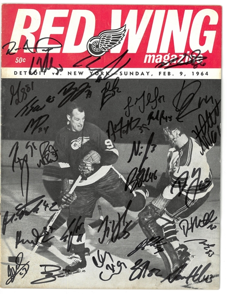 Detroit Red Wings Multi Signed Program