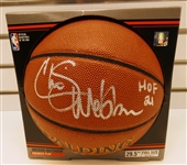 Chris Webber Autographed Basketball w/ HOF