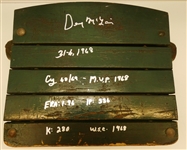 Denny McLain Autographed Tiger Stadium Seat Bottom