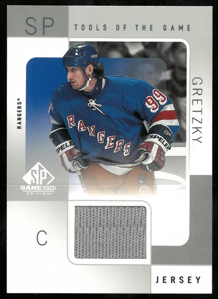 Wayne Gretzky SP Game Used Jersey Card
