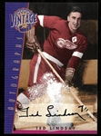 Ted Lindsay Autographed Card