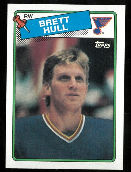 Brett Hull 1988/89 Topps Rookie Card