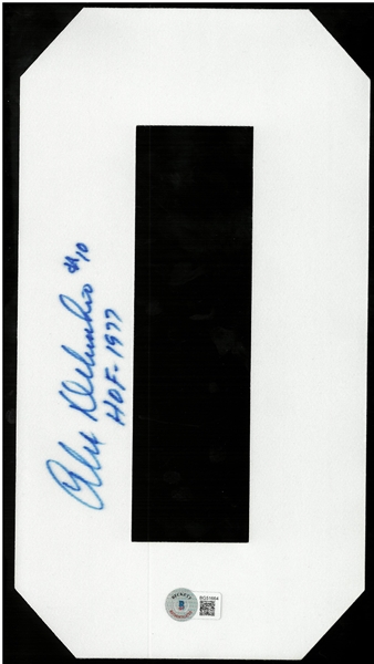 Alex Delvecchio Autographed Jersey Number
