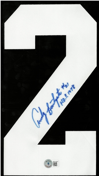 Andy Bathgate Autographed Jersey Number