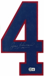 Jean Beliveau Autographed Jersey Number