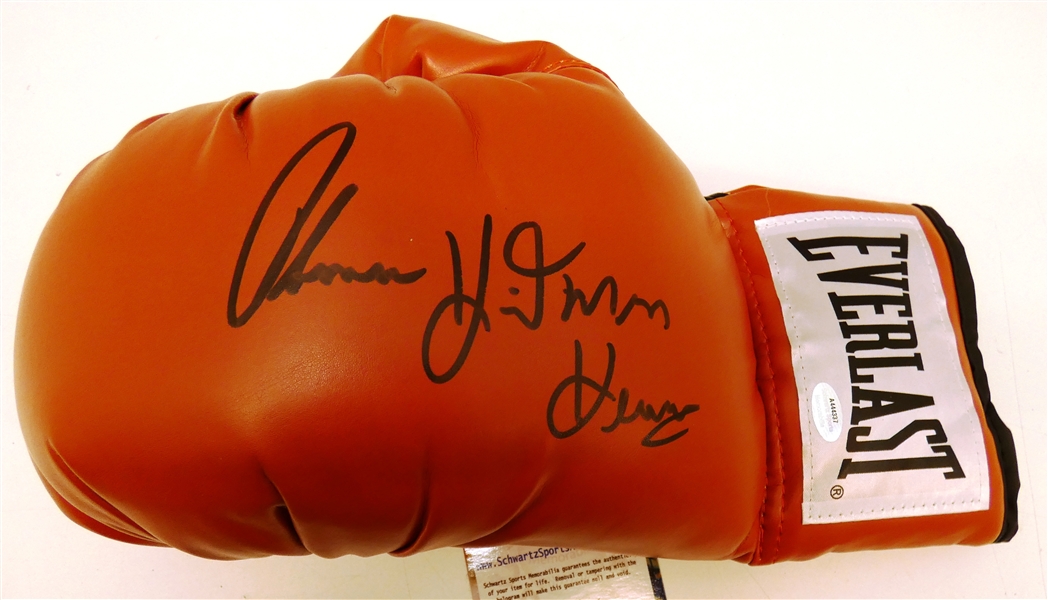 Thomas "Hitman" Hearns Autographed Boxing Glove