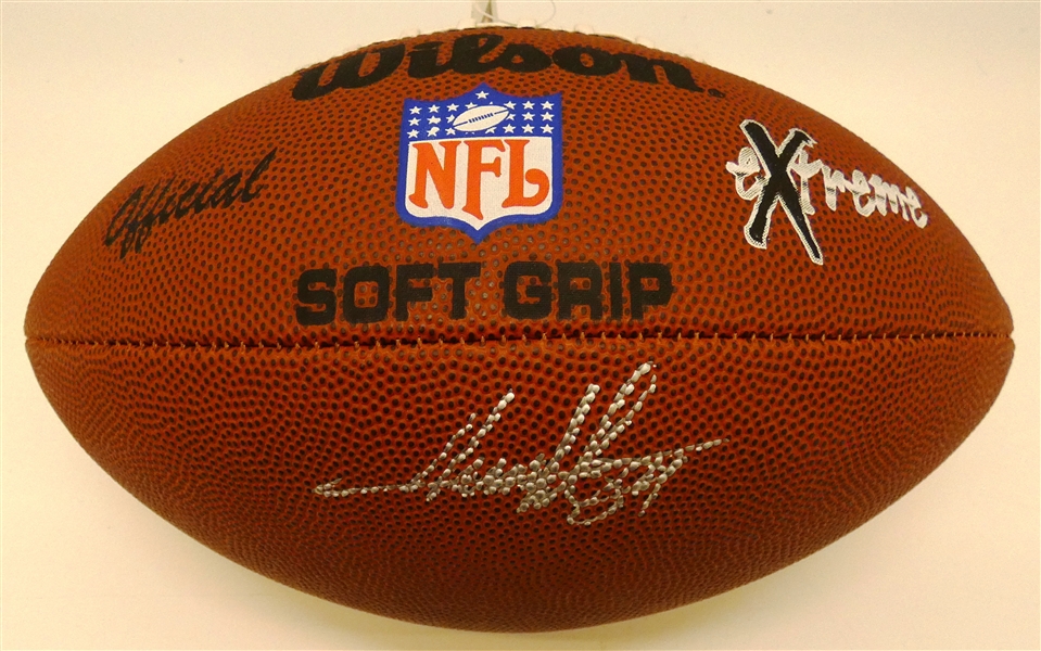 Herman Moore Autographed Replica Football