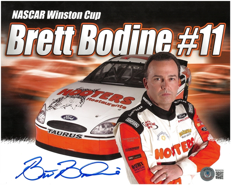 Brett Bodine Autographed 8x10