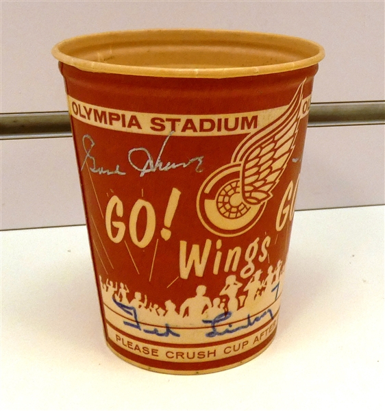 Production Line Autographed Olympia Stadium Cup