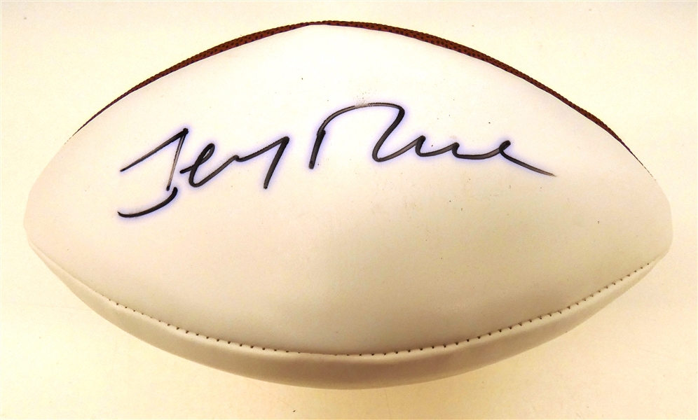 Jerry Rice Autographed Football