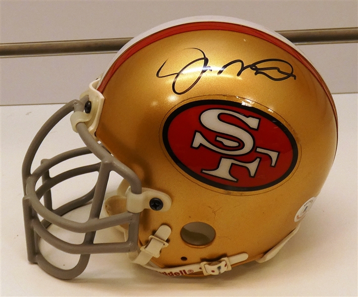 Joe Montana Autographed 49ers Mini Helmet