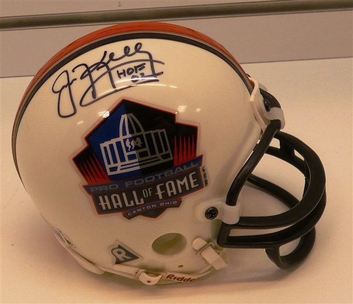 Jim Kelly Autographed Hall of Fame Mini Helmet