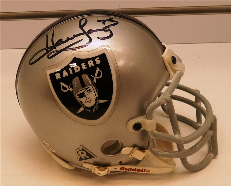 Howie Long Autographed Raiders Mini Helmet