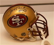 Jerry Rice Autographed 49ers Mini Helmet