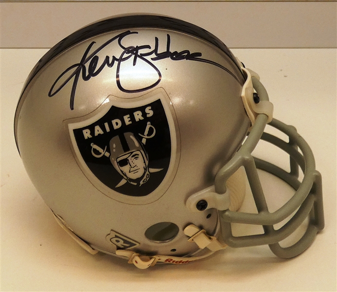 Ken Stabler Autographed Raiders Mini Helmet