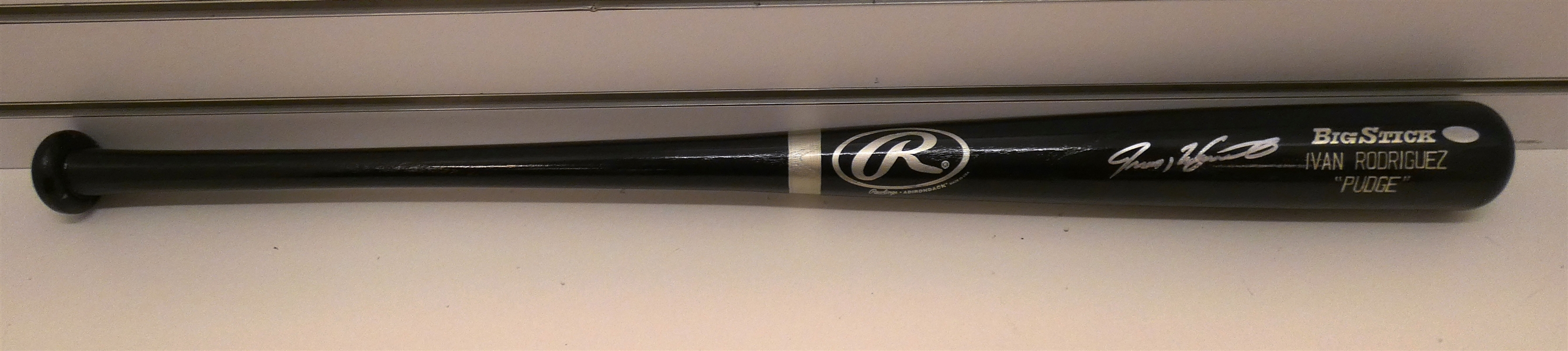 Ivan Rodriguez Autographed Bat