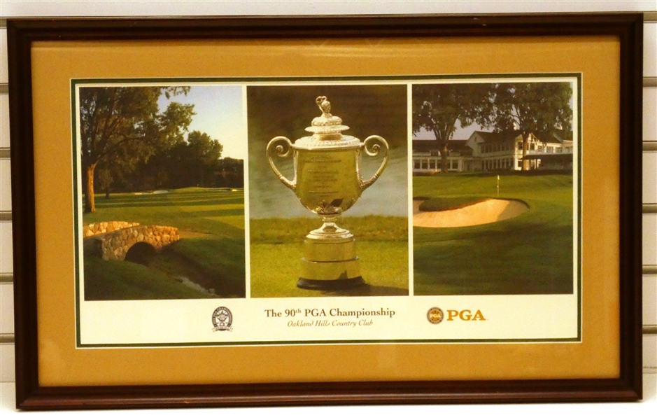 90th PGA Championship Framed Photo