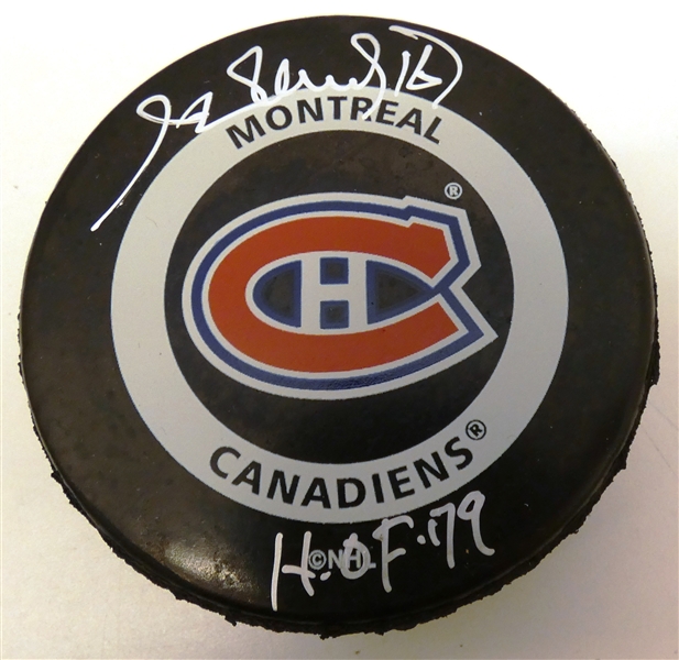 Henri Richard Autographed Canadiens Puck