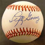 Lefty Gomez Autographed Baseball