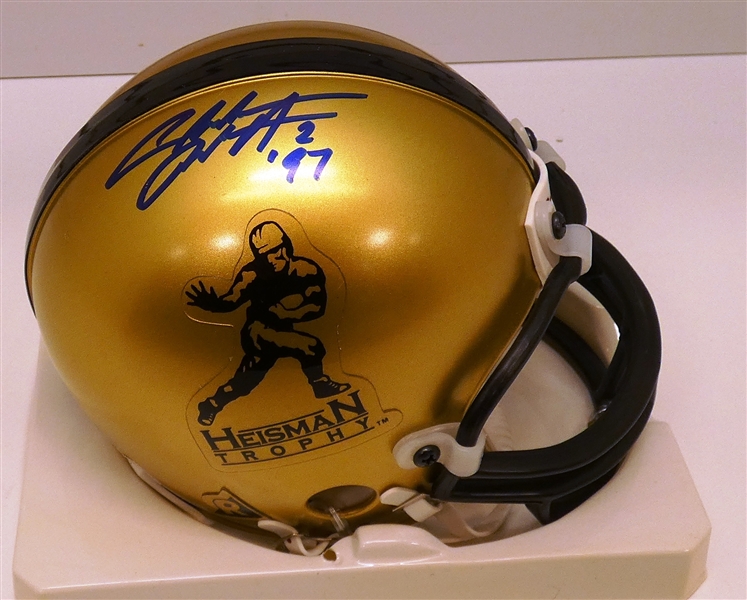 Charles Woodson Autographed Heisman Mini Helmet