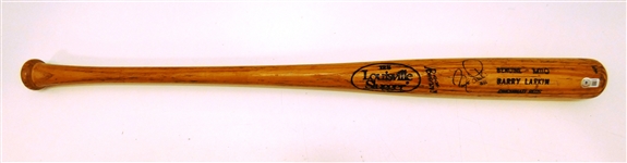 Barry Larkin Game Used Autographed Bat
