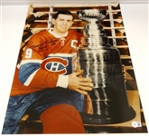 Maurice Richard Autographed Inscribed 16x20 Photo