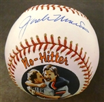 Jack Morris Autographed Hand Painted Baseball