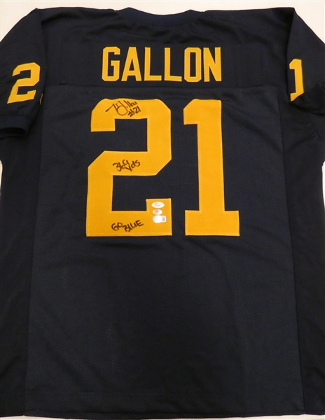 Jeremy Gallon Autographed Michigan Jersey