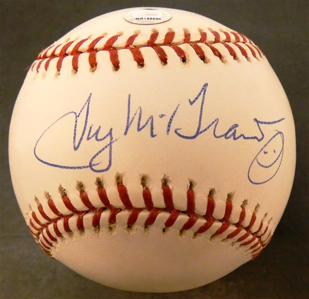 Tug McGraw Autographed Baseball